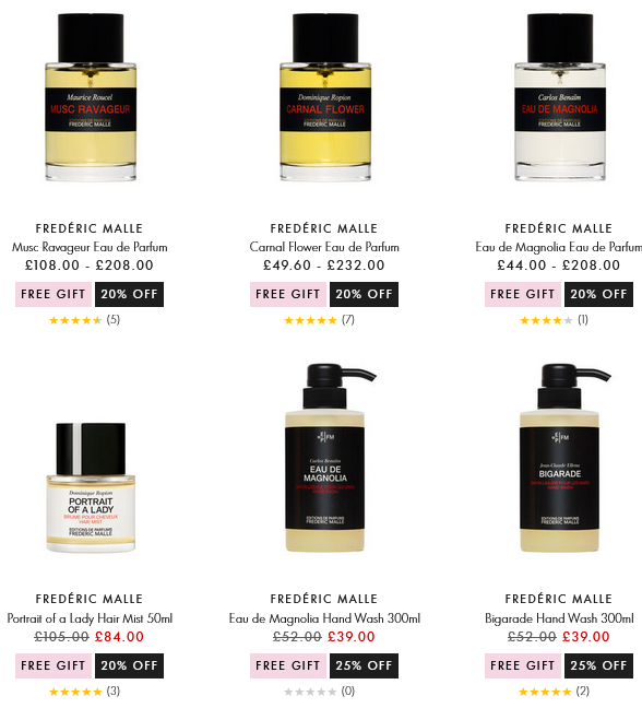 Up to 25% off Fredéric Malle at Space NK