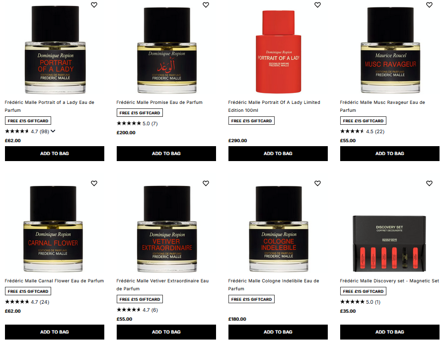 20% off Frédéric Malle at Cult Beauty 20% off Frédéric Malle at Cult Beauty