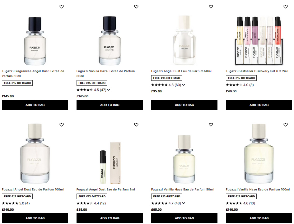 20% off Fugazzi at Cult Beauty 20% off Fugazzi at Cult Beauty