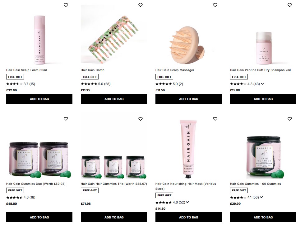 20% off Hair Gain at Cult Beauty 20% off Hair Gain at Cult Beauty