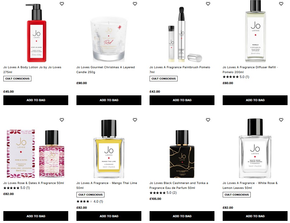 20% off Jo Loves at Cult Beauty 20% off Jo Loves at Cult Beauty