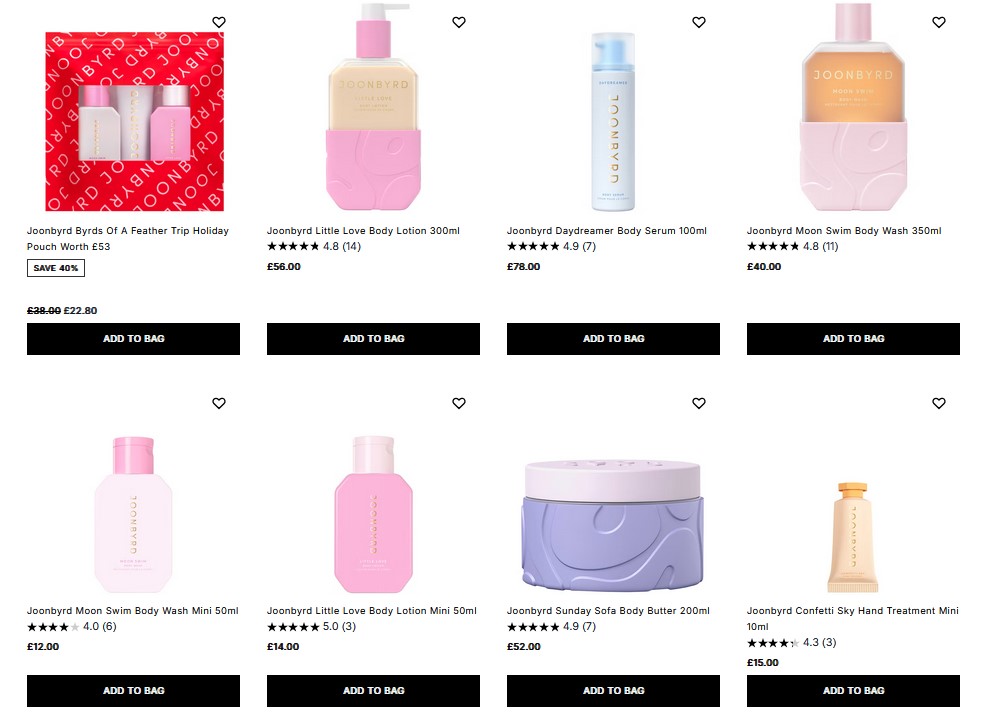 20% off Joonbyrd at Cult Beauty