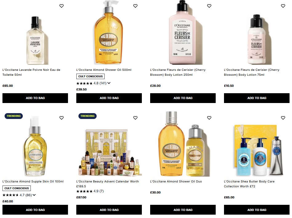 20% off L'Occitane at Cult Beauty 20% off L'Occitane at Cult Beauty
