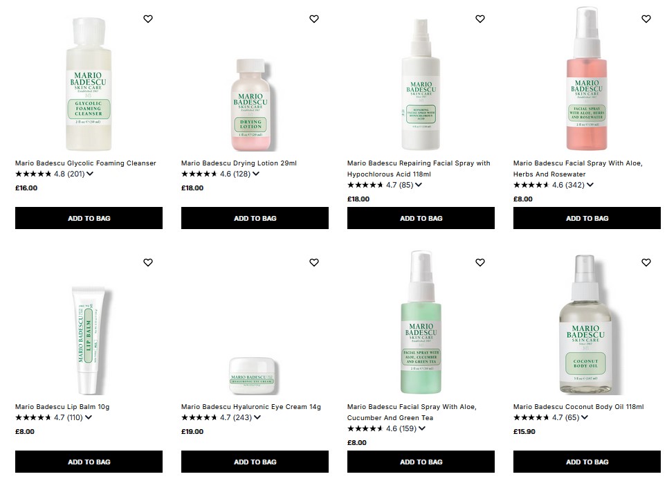 20% off Mario Badescu at Cult Beauty 20% off Mario Badescu at Cult Beauty