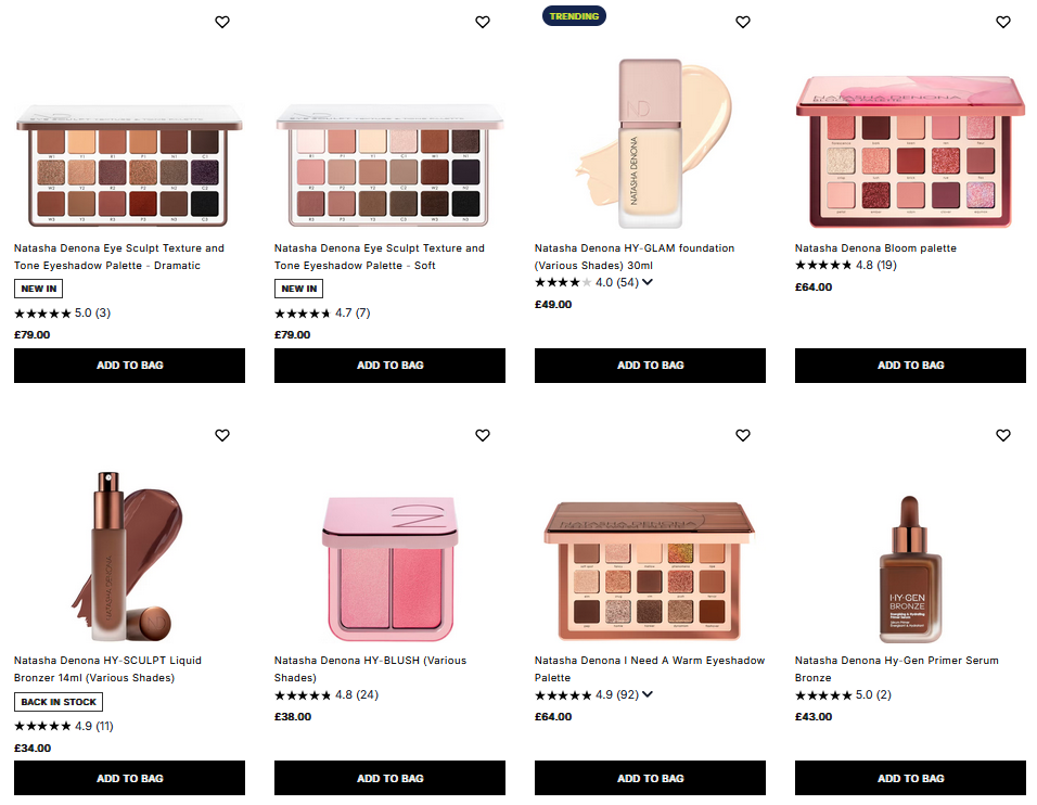 20% off Natasha Denona at Cult Beauty 20% off Natasha Denona at Cult Beauty