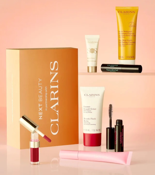 Next x Clarins Spa at Home Beauty Box 2025 Next x Clarins Spa at Home Beauty Box 2025