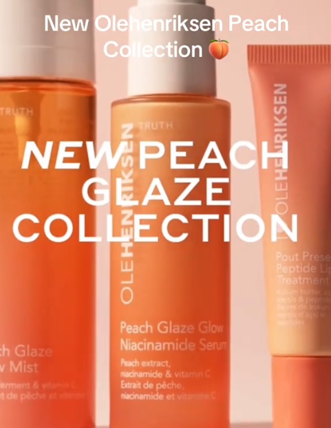 OLEHENRIKSEN Peach Glaze Collection