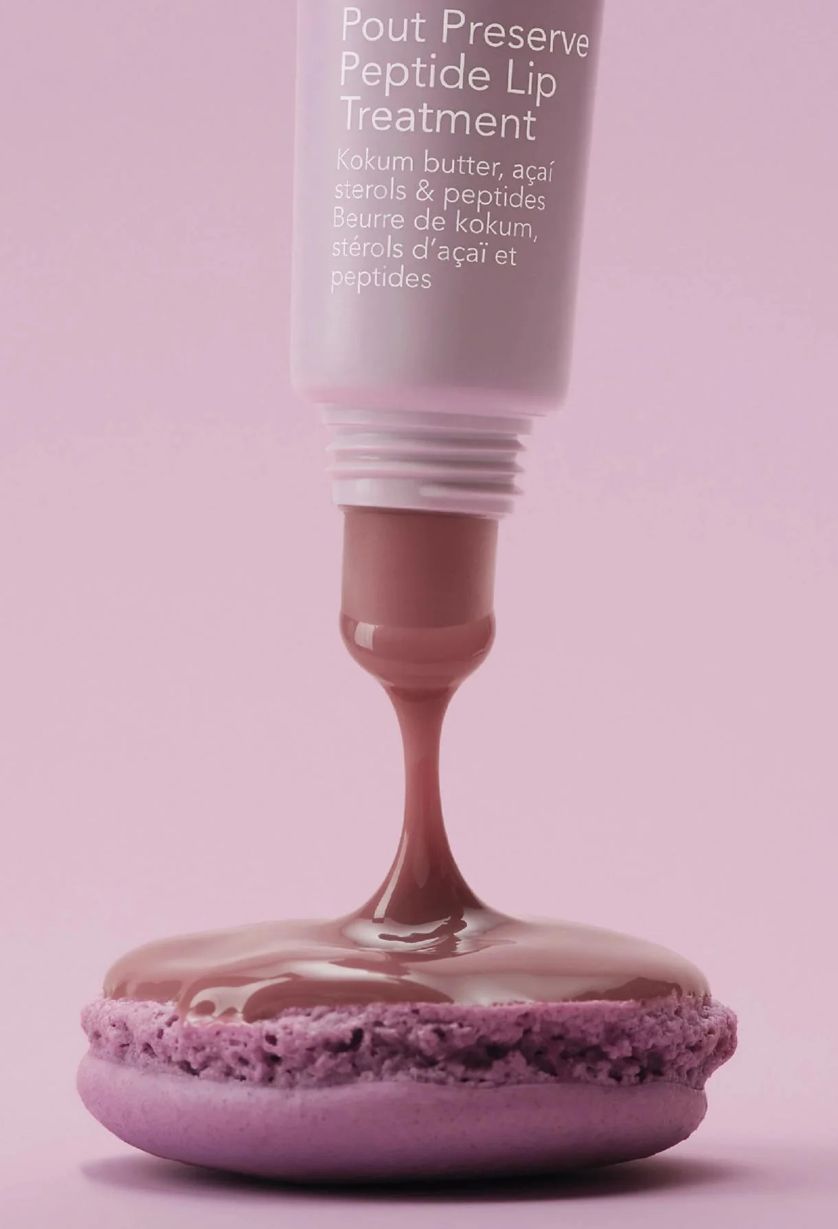 Olehenriksen Pout Preserve Peptide Lip Treatment in Sweet Macaron