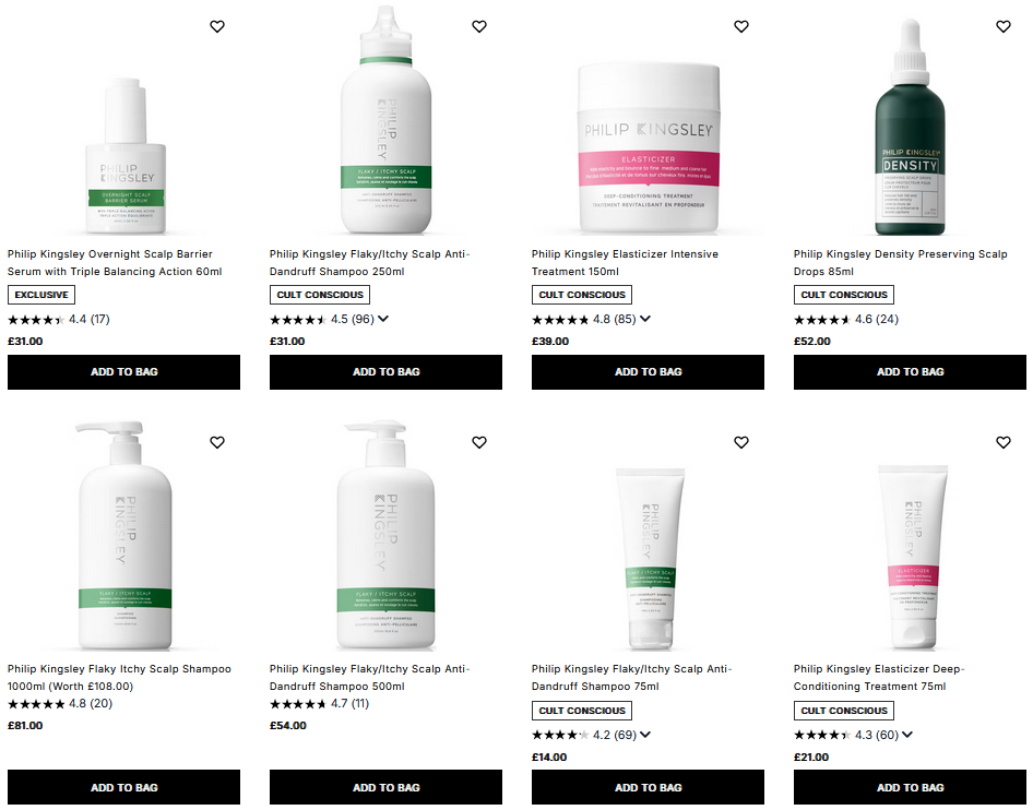 20% off Philip Kingsley at Cult Beauty