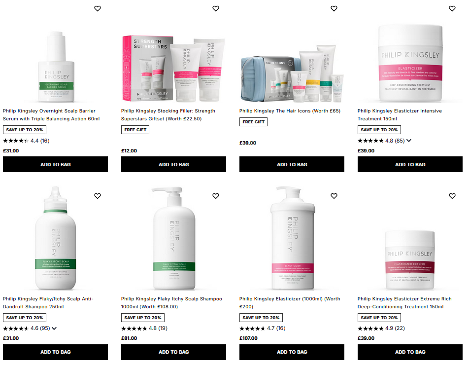 20% off Philip Kingsley at Cult Beauty 20% off Philip Kingsley at Cult Beauty