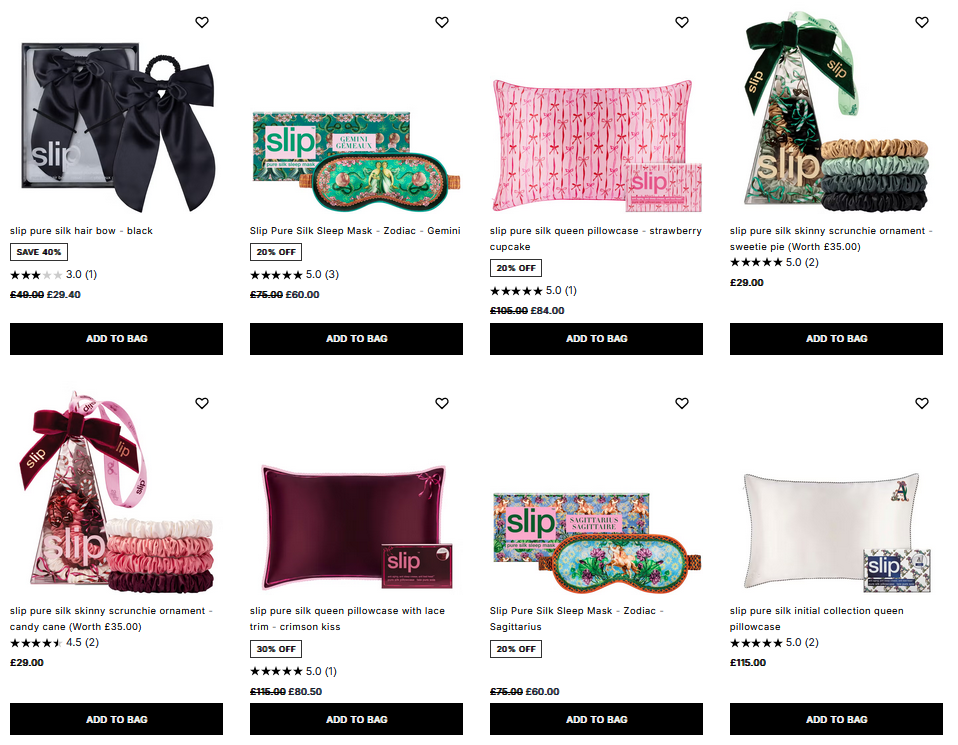 20% off Slip at Cult Beauty