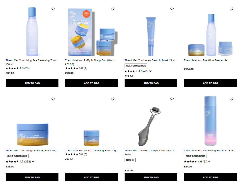 20% off Then I Met You at Cult Beauty 20% off Then I Met You at Cult Beauty