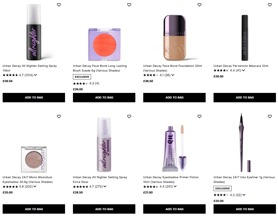 20% off Urban Decay at Cult Beauty 20% off Urban Decay at Cult Beauty
