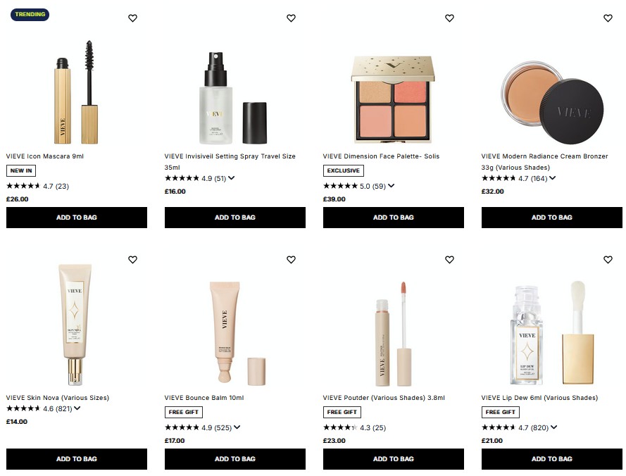 20% off VIEVE at Cult Beauty 20% off VIEVE at Cult Beauty