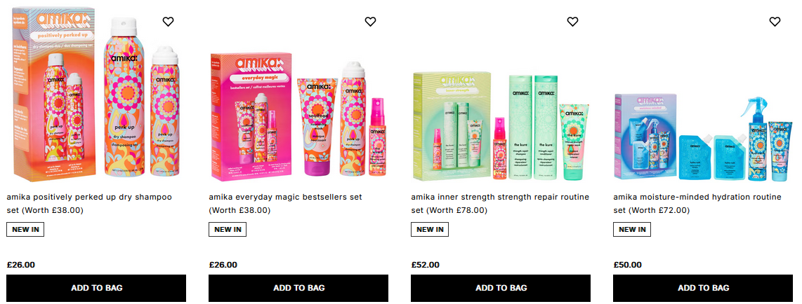 Amika Holiday 2025 Gift Sets Amika Holiday 2025 Gift Sets