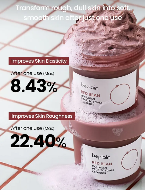 beplain Red Bean Collagen Pack To Foam Cleanser beplain Red Bean Collagen Pack To Foam Cleanser