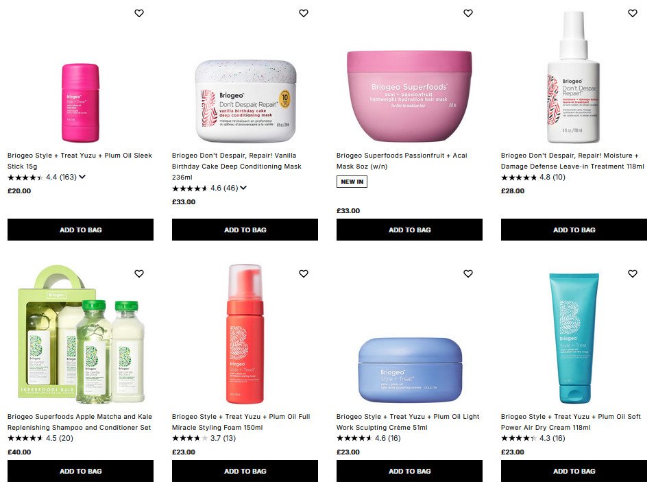 20% off Briogeo at Cult Beauty 20% off Briogeo at Cult Beauty