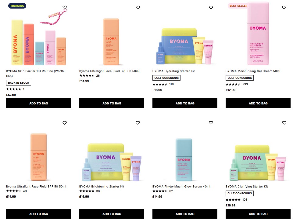 20% off Byoma at Cult Beauty 20% off Byoma at Cult Beauty