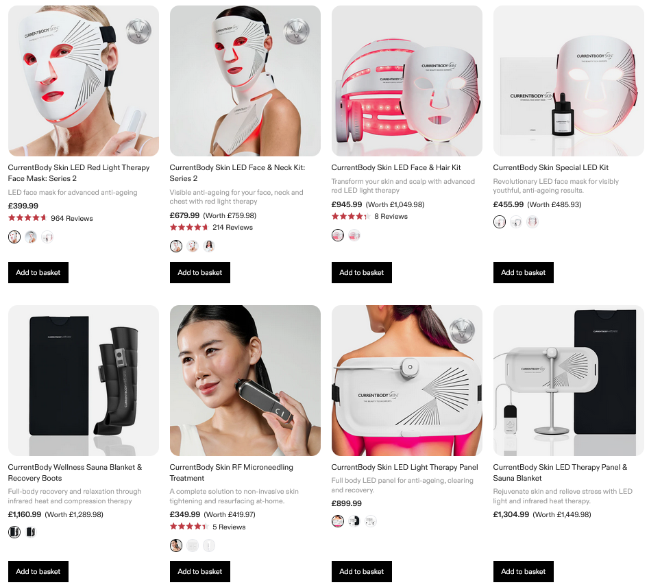 20% off sitewide at CurrentBody