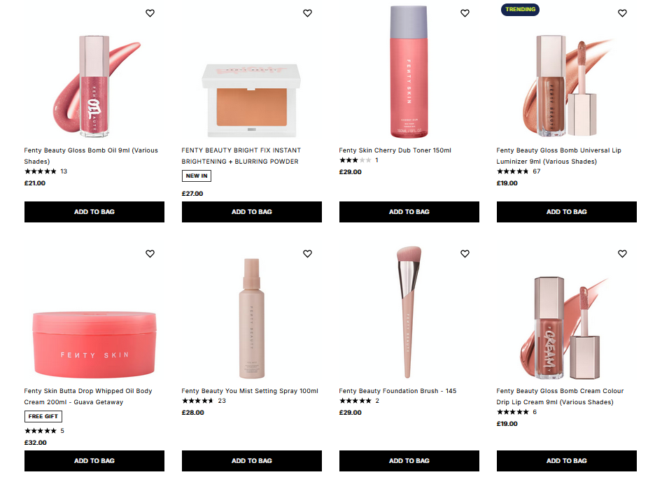 20% off Fenty Beauty at Cult Beauty 20% off Fenty Beauty at Cult Beauty