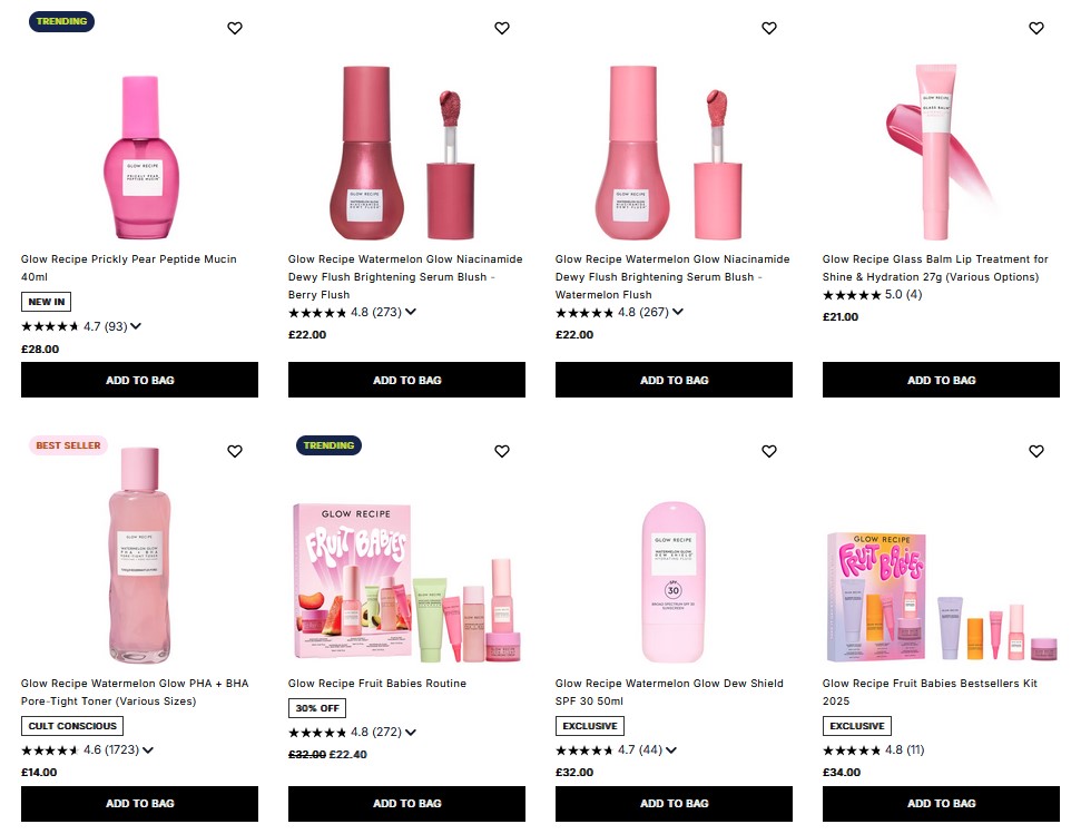 20% off Glow Recipe at Cult Beauty 20% off Glow Recipe at Cult Beauty