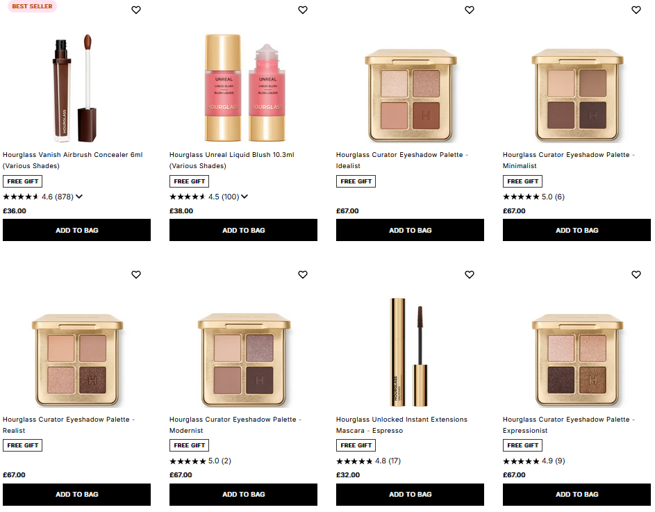 20% off Hourglass at Cult Beauty 20% off Hourglass at Cult Beauty