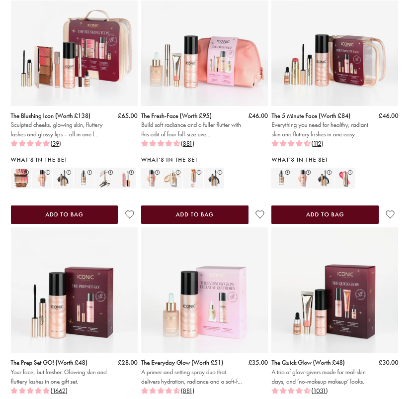 ICONIC London Holiday 2025 Gift Sets ICONIC London Holiday 2025 Gift Sets