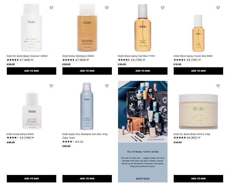 20% off OUAI at Cult Beauty 20% off OUAI at Cult Beauty