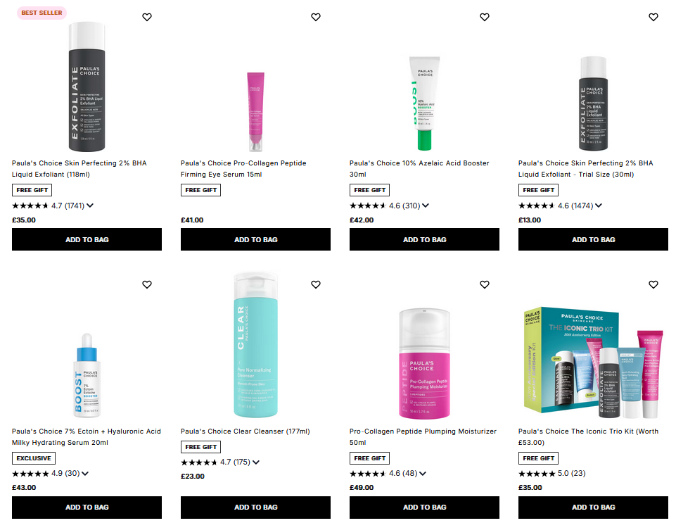 20% off Paula's Choice at Cult Beauty 20% off Paula's Choice at Cult Beauty