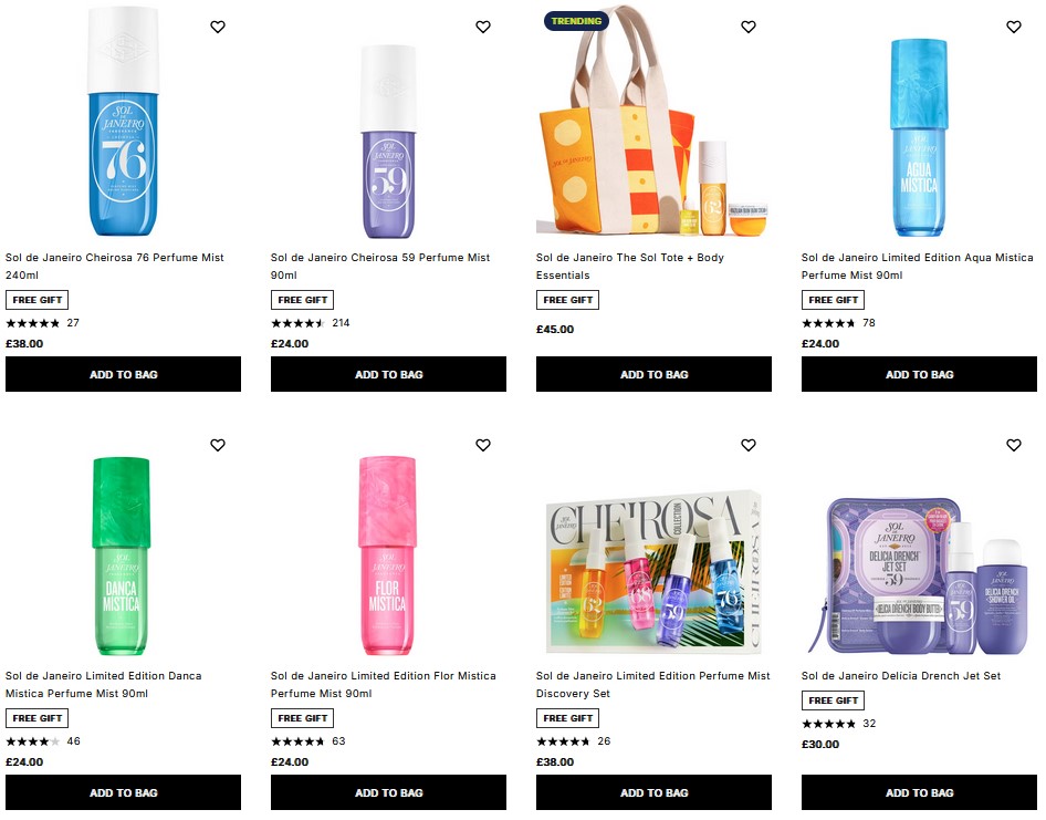 20% off Sol de Janeiro at Cult Beauty 20% off Sol de Janeiro at Cult Beauty