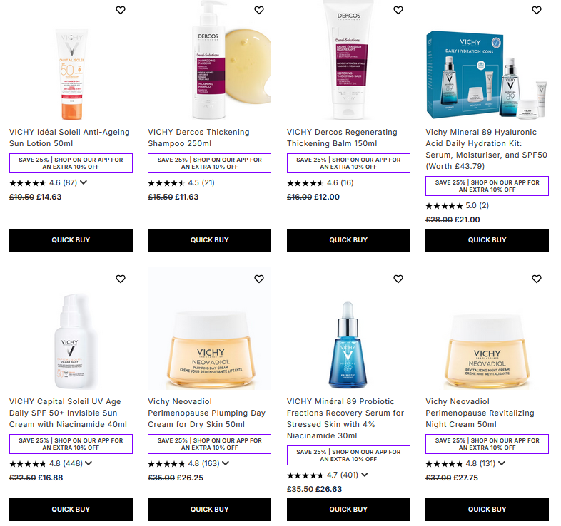 25% off VICHY at Lookfantastic 25% off VICHY at Lookfantastic