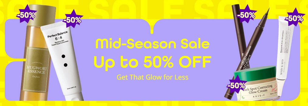 Up to 50% off selected at Yesstyle Up to 50% off selected at Yesstyle