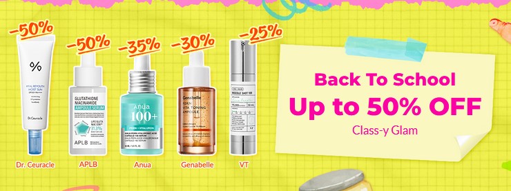 Up to 50% off selected at Yesstyle Up to 50% off selected at Yesstyle