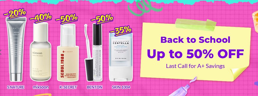 Up to 50% off selected at Yesstyle Up to 50% off selected at Yesstyle