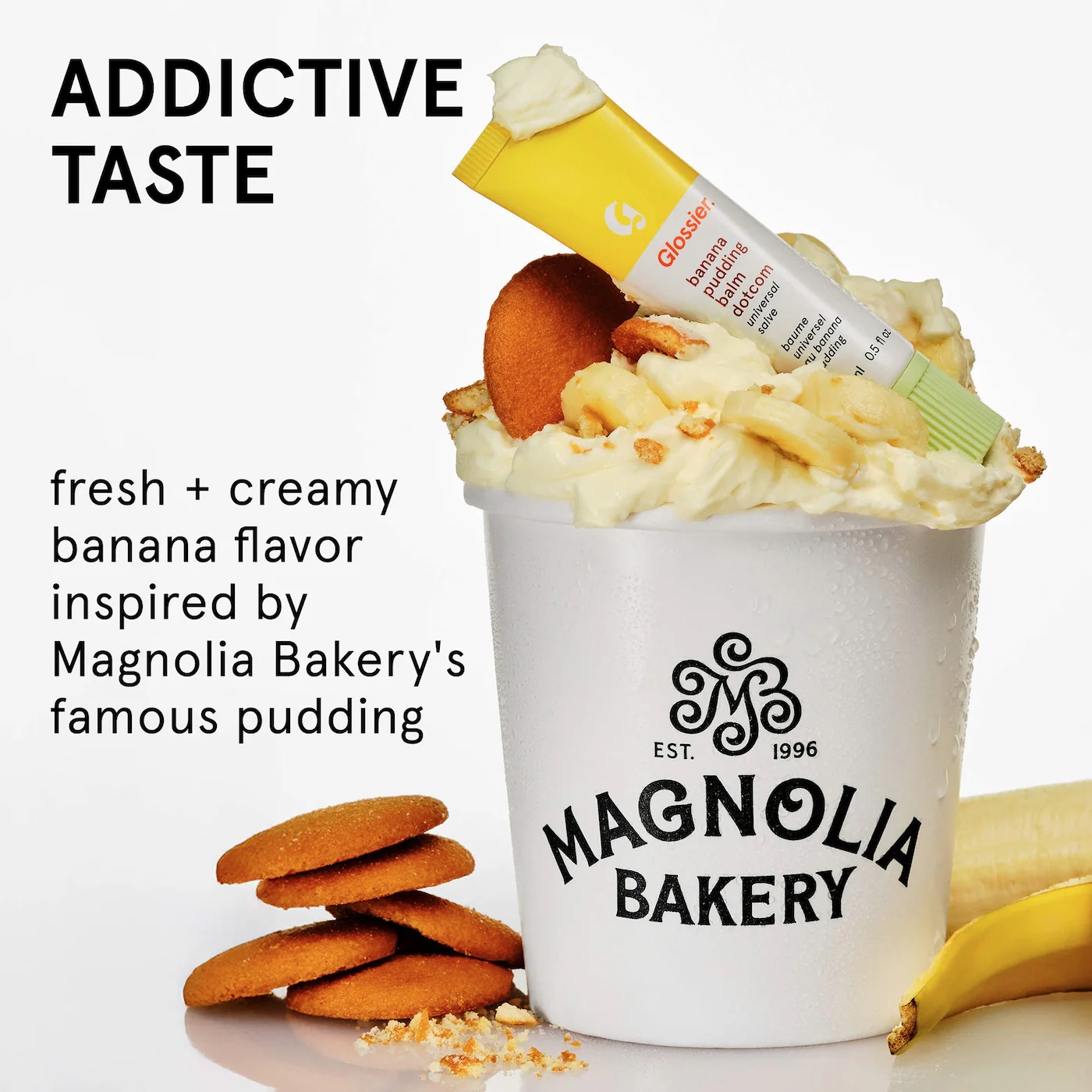 Glossier Dotcom Lip Balm in Banana Pudding Glossier Dotcom Lip Balm in Banana Pudding