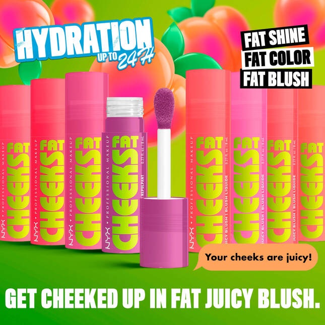 NYX Professional Makeup Fat Cheeks Juicy Blush NYX Professional Makeup Fat Cheeks Juicy Blush