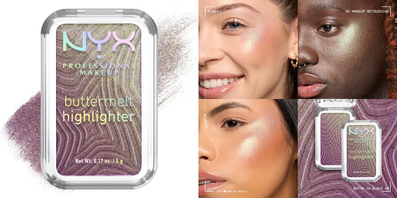 NYX Professional Makeup has released the Buttermelt Highlighter in Butta in Black