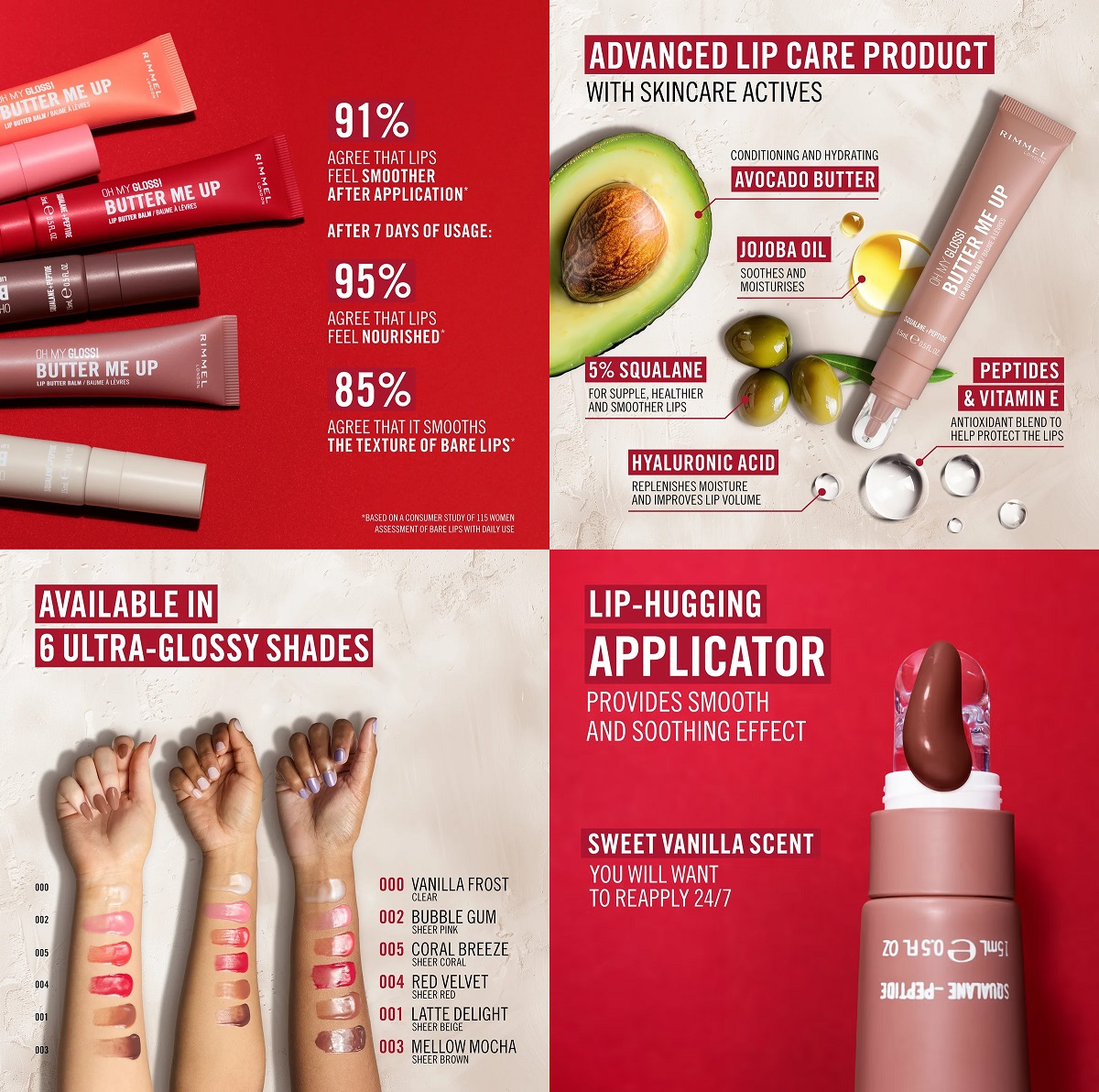 Rimmel London Oh My Gloss! Butter Me Up Lip Butter Balm