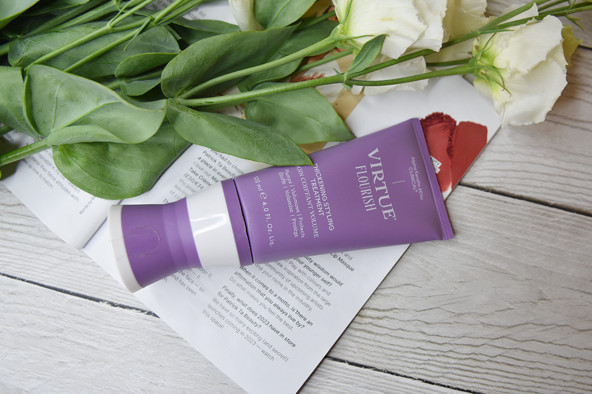 Virtue Flourish Thickening Styling Treatment Review Virtue Flourish Thickening Styling Treatment Review