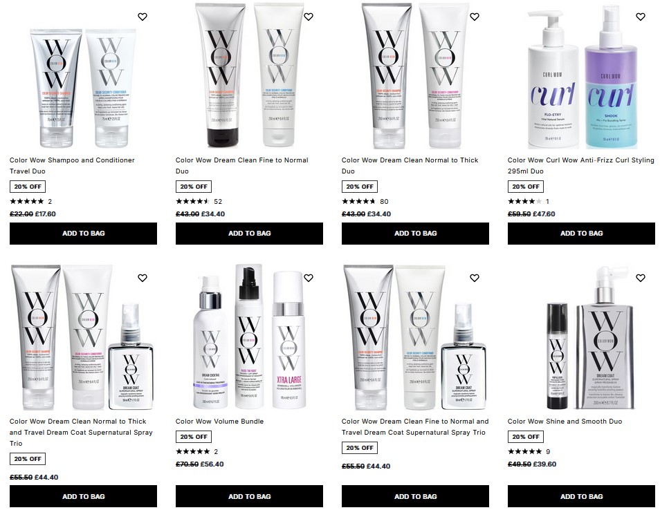 20% off Color Wow Bundles 20% off Color Wow Bundles