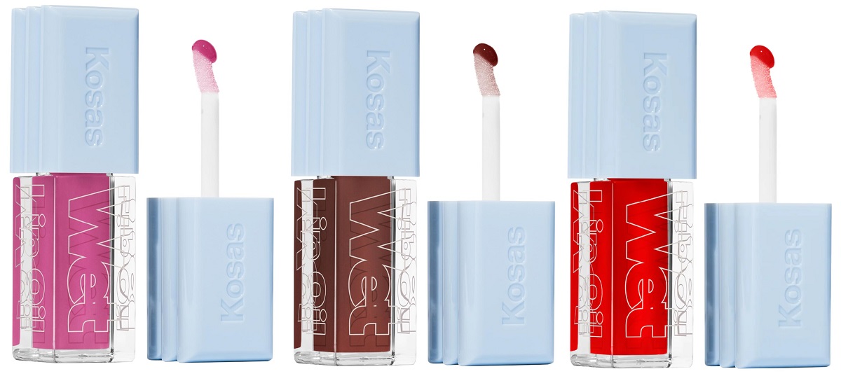 Kosas Wet Lip Oil Plumping Peptide Lip Treatment Gloss