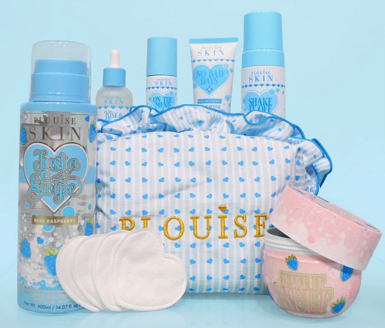 P.Louise The Skinfluencer Skincare Set in Blue Raspberry P.Louise The Skinfluencer Skincare Set in Blue Raspberry