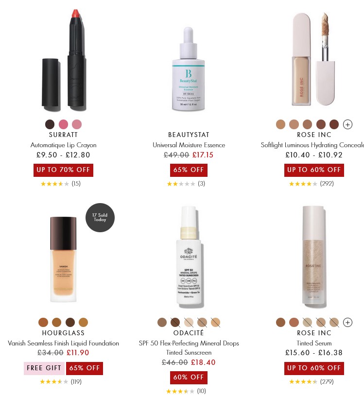 Up to 70% sale at Space NK Up to 70% sale at Space NK