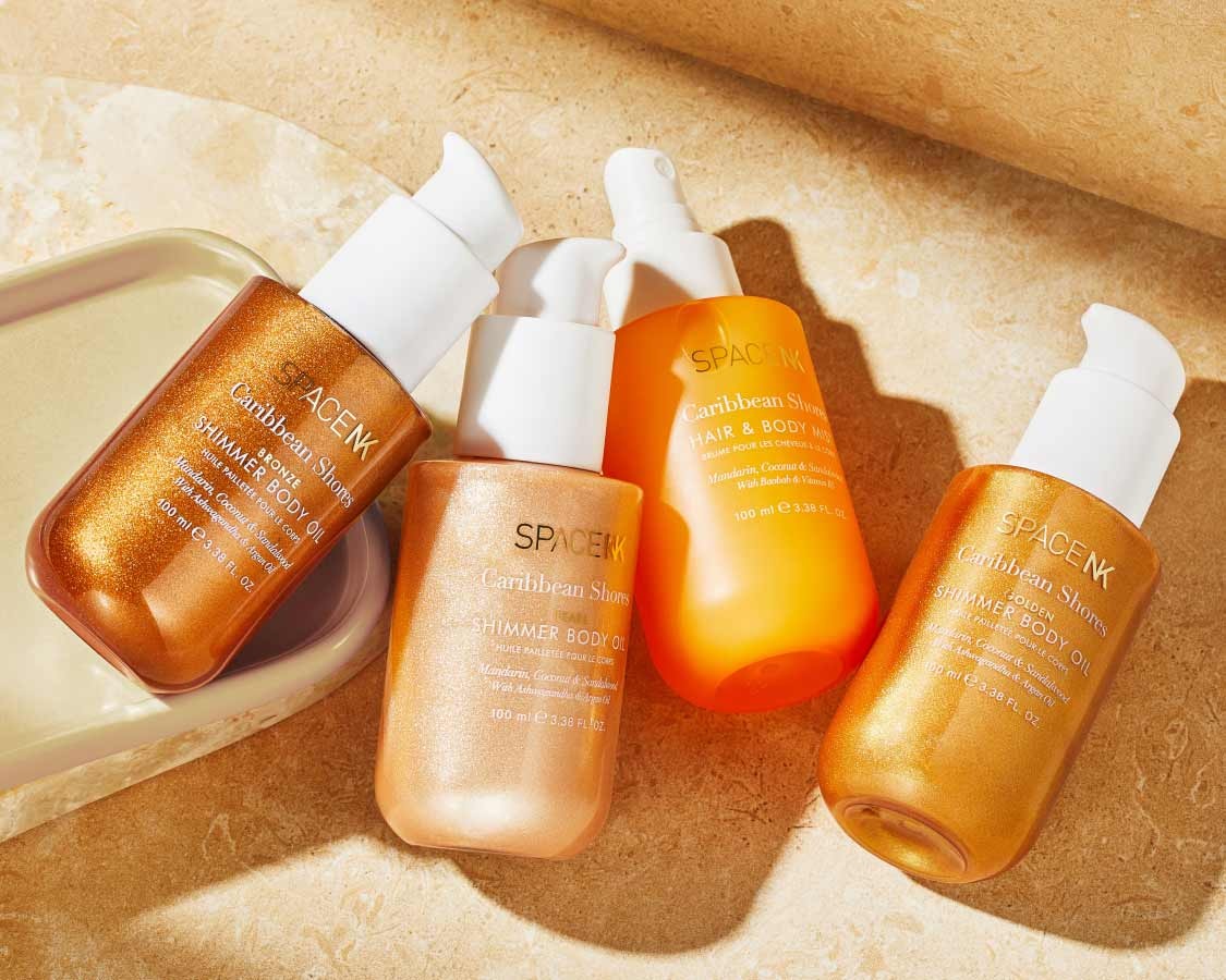 Space NK has released the Caribbean Shores Shimmer Body Oil