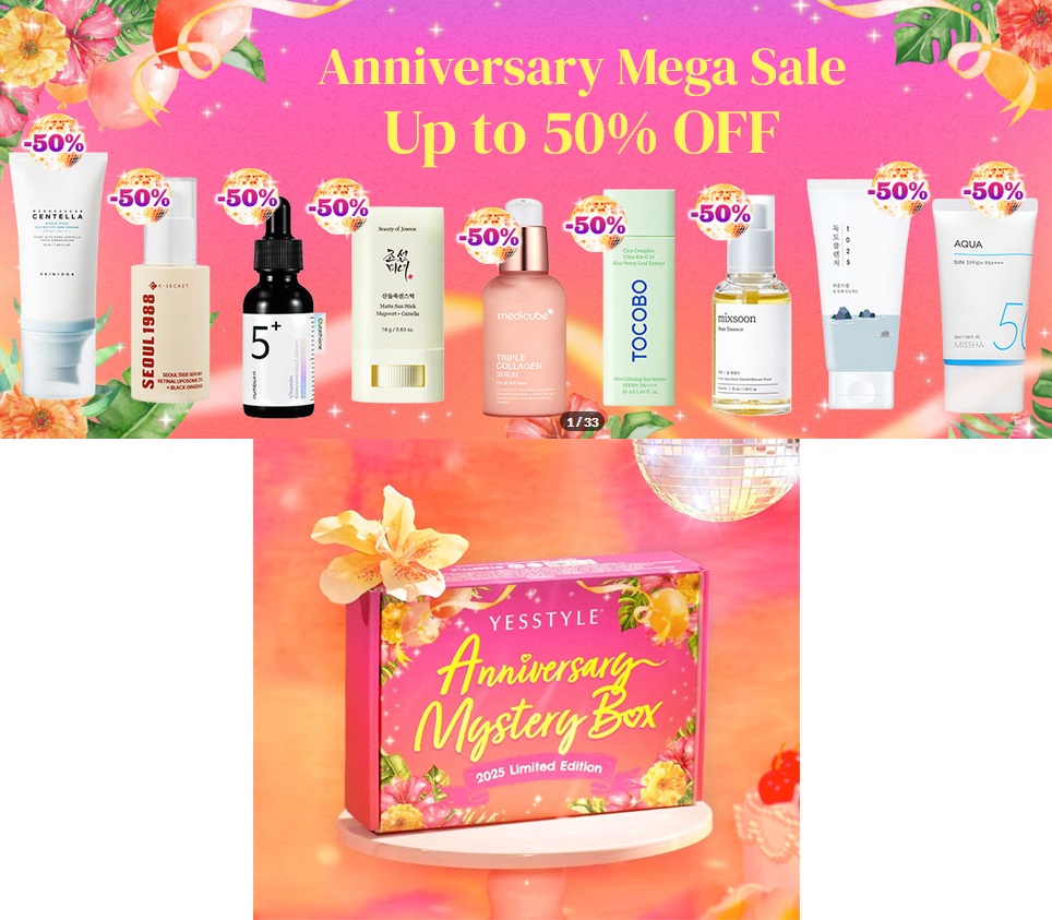 Up to 50% off sale at Yesstyle Up to 50% off sale at Yesstyle