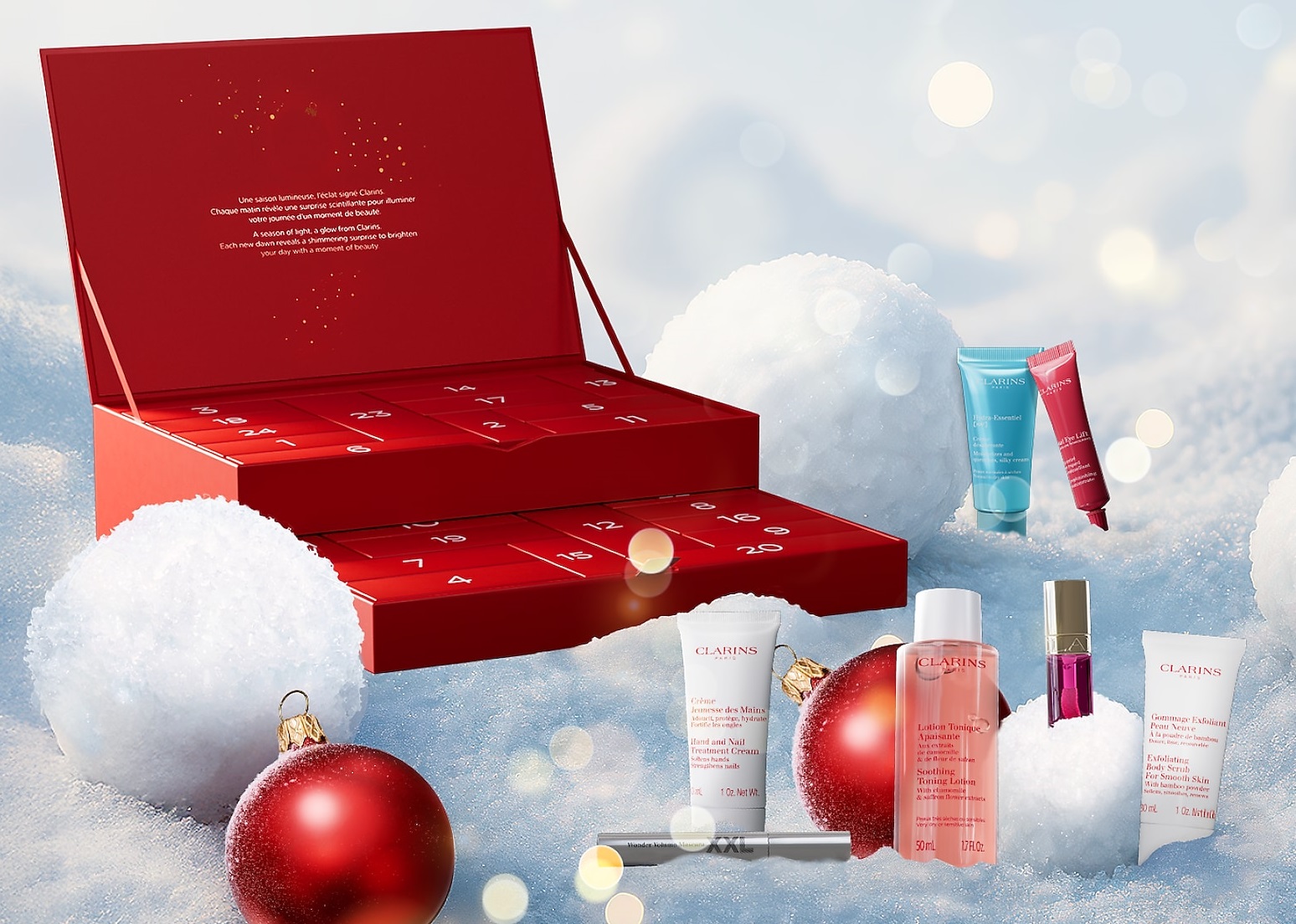 Clarins 24 Days Advent Calendar Clarins 24 Days Advent Calendar