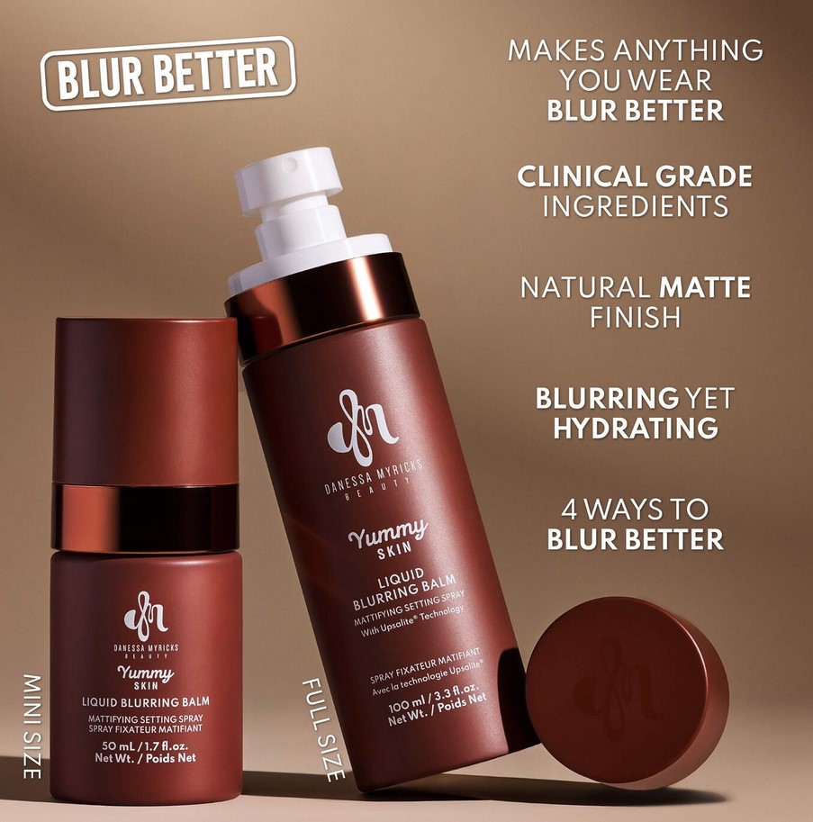 Danessa Myricks Beauty Yummy Skin Liquid Blurring Balm Mattifying Setting Spray Danessa Myricks Beauty Yummy Skin Liquid Blurring Balm Mattifying Setting Spray