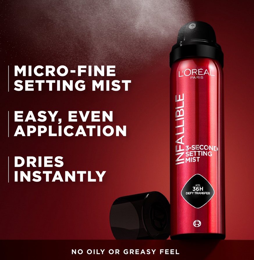 L'Oreal Paris Infallible 3-Second Setting Spray L'Oreal Paris Infallible 3-Second Setting Spray