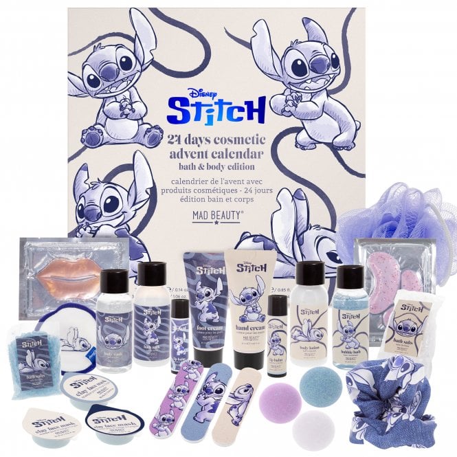 Mad Beauty Disney Stitch 24 Day Cosmetic Advent Calendar Mad Beauty Disney Stitch 24 Day Cosmetic Advent Calendar