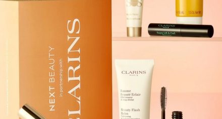 Next x Clarins Prime and Glow Beauty Box 2025 Next x Clarins Prime and Glow Beauty Box 2025